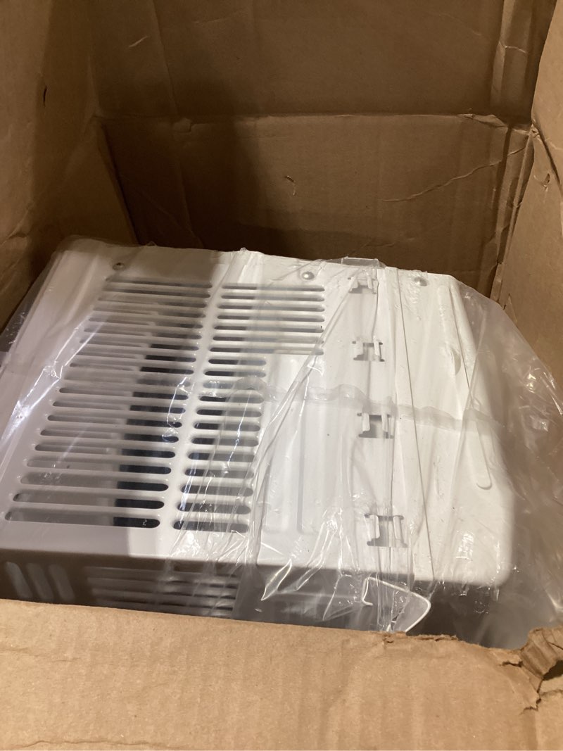 Condition photo showing Good Condition for Amazon Basics 5000-BTU Small Window Air Conditioner, Up to 150 Sqf, Window AC Units with Cool and Fan Functions, Washable Filter, Adjustable Window Kit, Intuitive Mechanical Controls, White White 5000 BTU