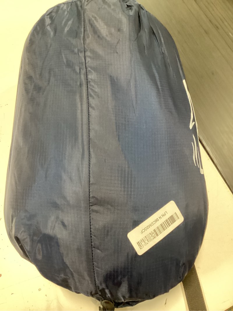 Condition photo showing Good Condition for waterproof outdoor blanket 92”x 60” packable, stadium blankets for camping with sherpa fleece lining, large windproof emergency throw mat for garss picnic hiking road trip, machine washable, navy sherpa navy-300 gsm 92"x 60"