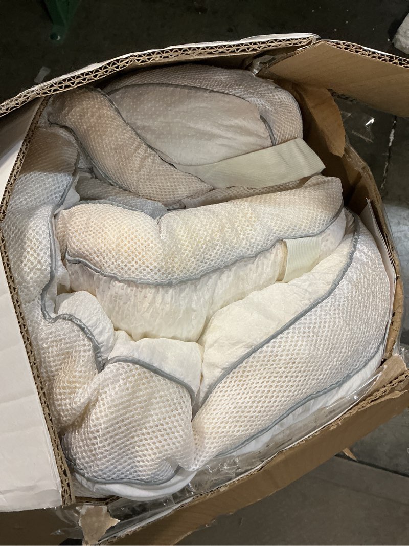 Condition photo showing As Is for (Unknown size)Sweet-crispy Mattress Topper King with Removable Soft Cover, Memory Foam 4 Inch Thick Gel Infused Cooling Toppers Pad for King Size Bed, Sleeper Sofa, RV, Camper, CertiPUR US Certified 4 IN & Fabric Cover King