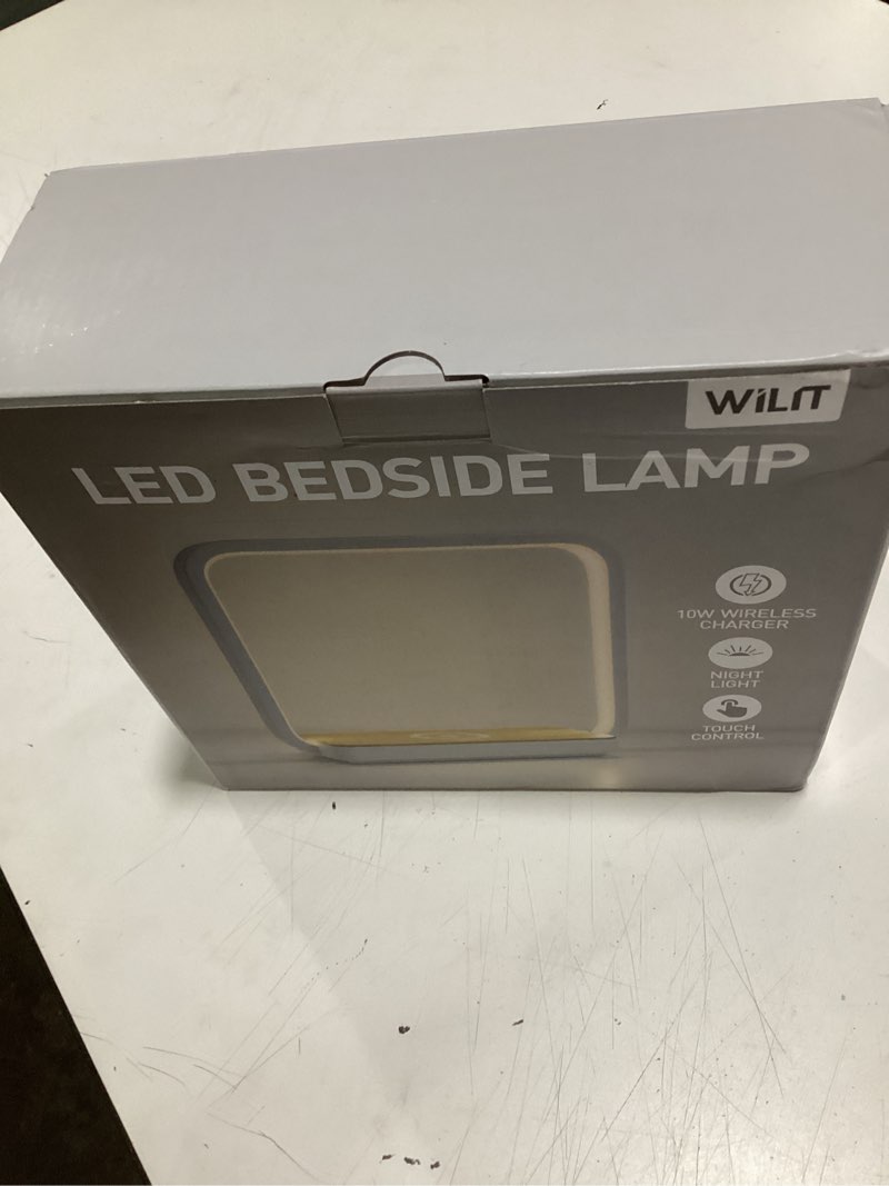 Condition photo showing Good Condition for WILIT Bedside Lamp with Qi Wireless Charger, A13 Table lamp 3 Step Dimmable Touch Control Desk Lamp 