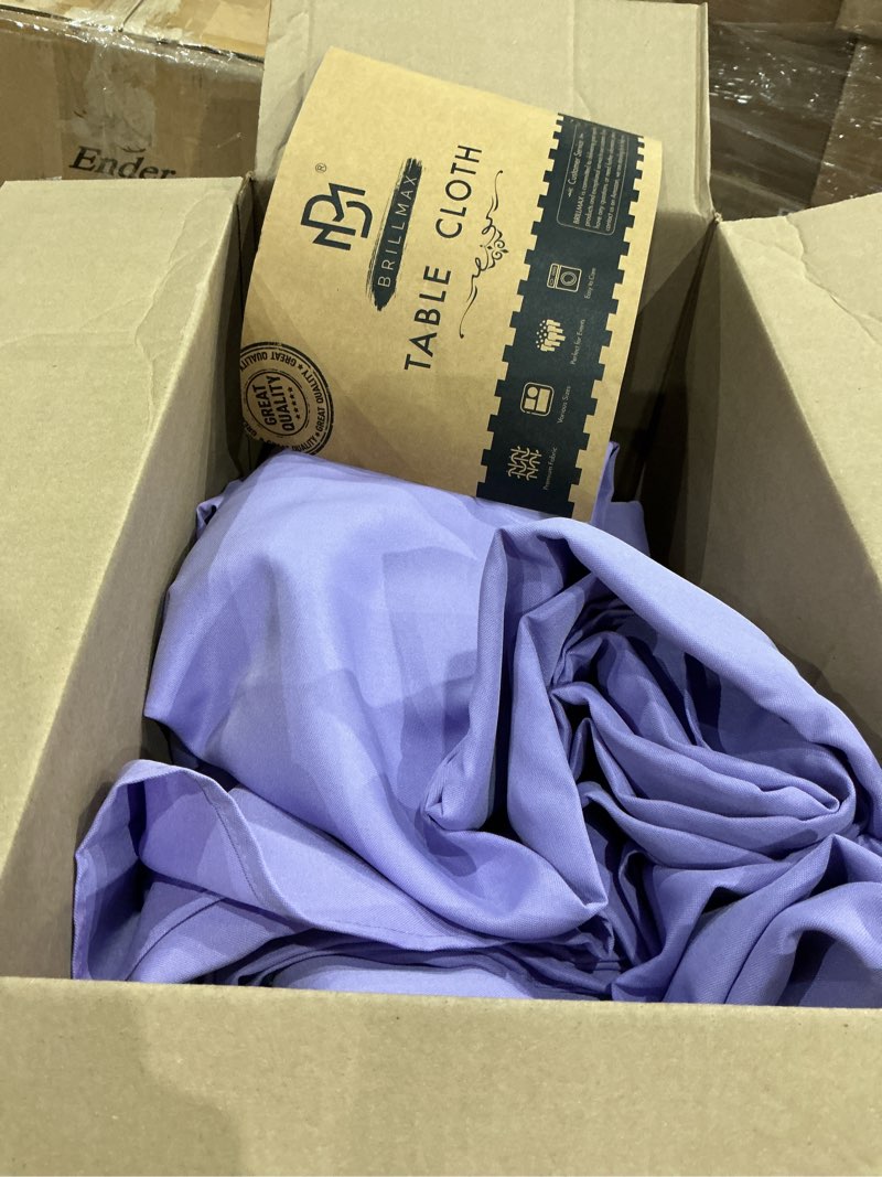 Condition photo showing Good Condition for item similar// lavender tablecloth light purple tablecloth for 6 foot rectangle tables lavender table cloth washable polyester fabric table cloths for parties wedding banquet christmas purple 60 x 102 in