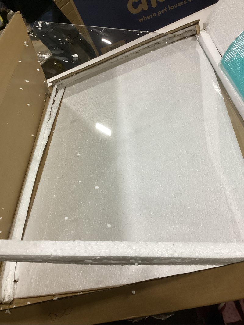 Condition photo showing Good Condition for 240350608 Crisper Glass Replacement Compatible with Fri*gid*aire Ken*more, Wh*ite-Wes*ting*house Refrigerator Shelf/Shelves/Drawer-AP2115928-24" x 15.5"-3mm Thickness Reinforcement Glass