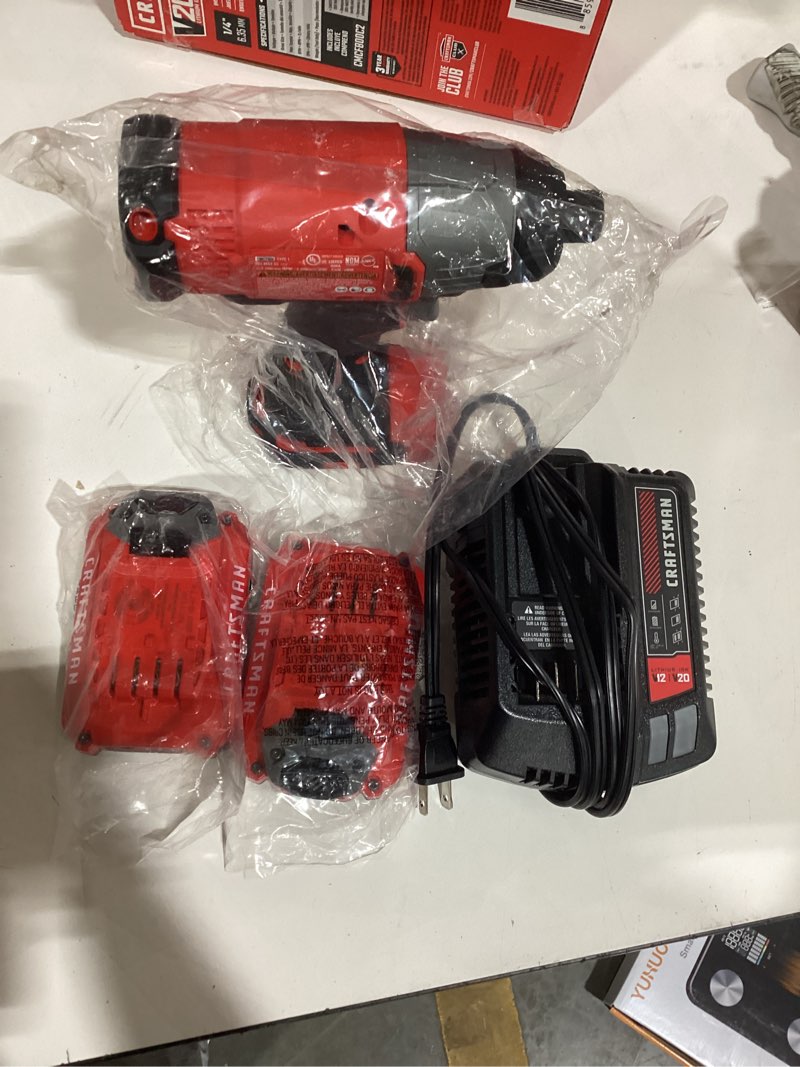 Condition photo showing Good Condition for craftsman v20 20-volt max cordless impact driver (battery included and charger included )