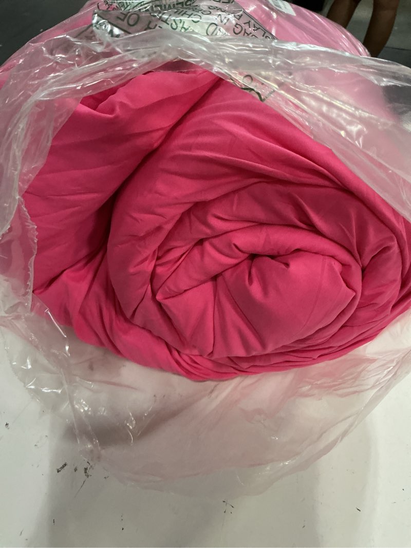 Condition photo showing Good Condition for muxhomo queen comforter set, all season ultra soft down alternative bedding - 3 piece lightweight bed set includes 1 comforter (90"x90") and 2 pillow shams (20"x26"), hot pink hot pink queen(90"x 90")