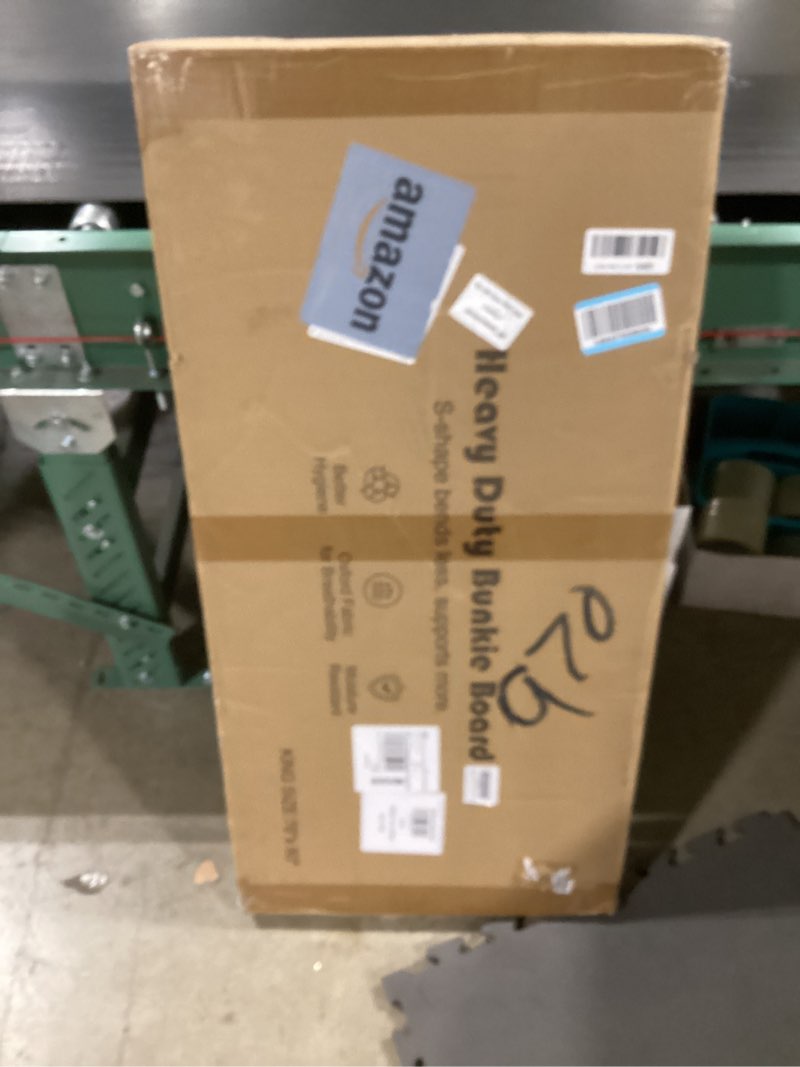 Condition photo showing New/Like New for Upgraded S-Curved Rib Bunkie Board King Size 76"x 80" 10mm Heavy Duty Under Mattress Bed Support Slats - Breathable, Noise Minimizing, Moisture Resistant Bunkieboards King Size 76" x 80"