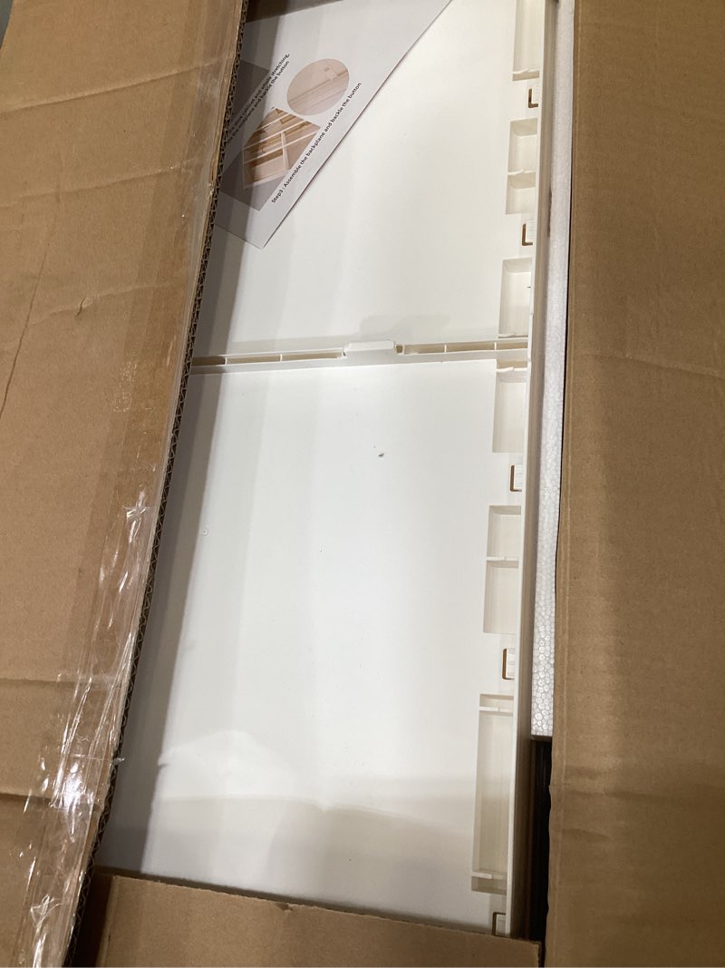 Condition photo showing As Is for collapsible shoe rack organizer 9 tiers-36 pairs foldable shoe cabinet with doors, large plastic folding shoe cabinet, easy assembly shoe shelves organizer for entryway, living room 9 tiers -36 pairs