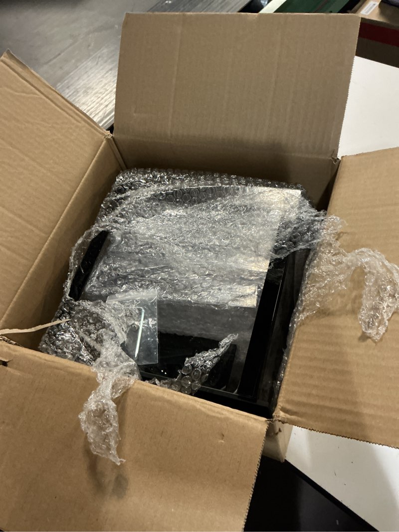 Condition photo showing New/Like New for Hiboom 1 Pack Acrylic Poker Chip Case, 1000 Pcs Chips Capacity Chip Trays Set Including Carrier Acrylic Display Case and 10 Pcs Trays Racks Holder (Black) Black 1