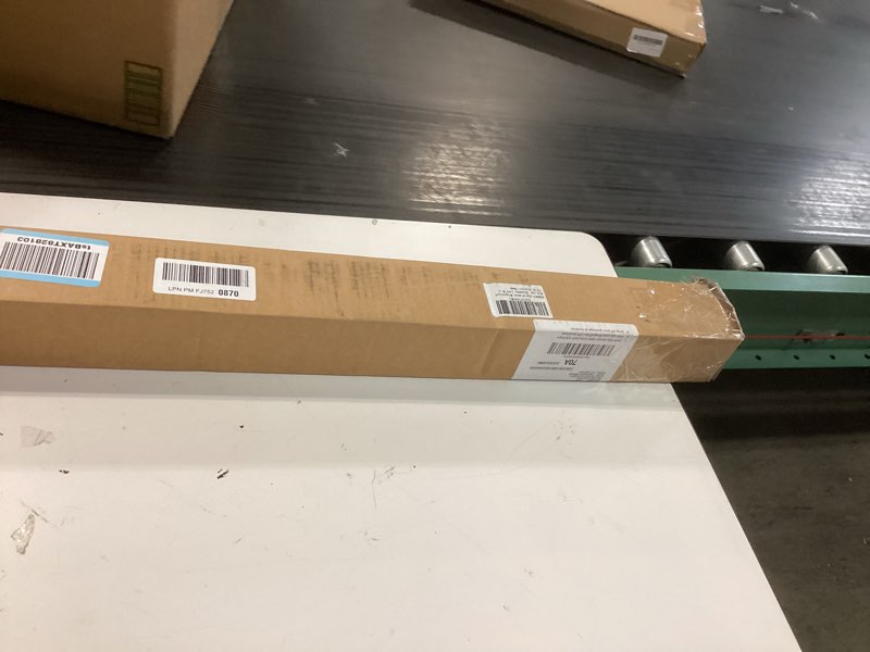 Condition photo showing New/Like New for aosky cordless roller shades blackout blinds for windows room darkening rolled up shades with spring system, uv protection window shades door blinds for home and office (44" w x 72" h, black) 44"w x 72"h black