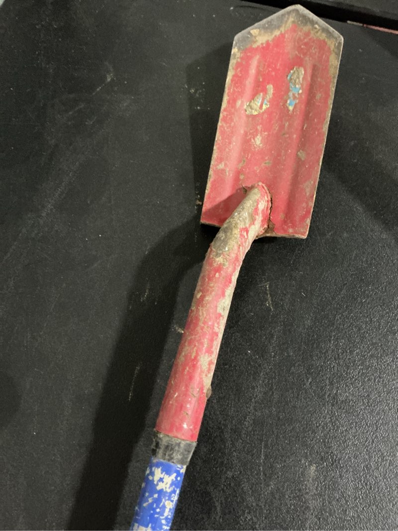 Condition photo showing As Is for kobalt 40-in fiberglass handle trenching spade