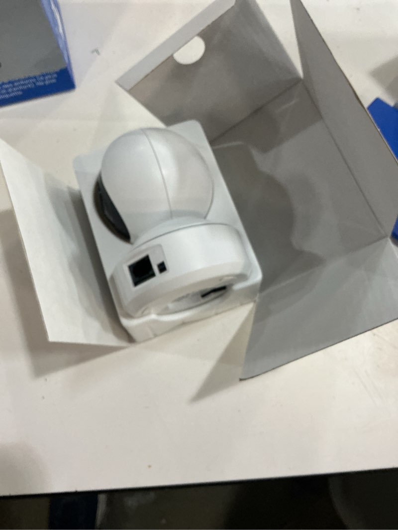 Condition photo showing New/Like New for reolink smart 4k uhd pan & tilt dual-band wi-fi 6 indoor security camera with 3x optical zoom, auto-tracking, people/pet detection, crying sound detection, privacy mode, and bluetooth setup, e1 zoom white 8mp
