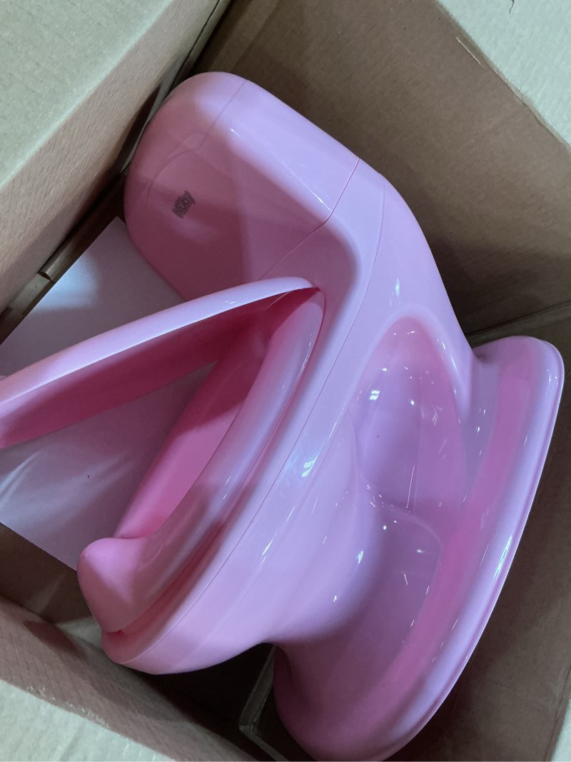 Condition photo showing Good Condition for Nuby My Real Potty Training Toilet with Life-Like Flush Button and Sound - 18+ Months - Pink Pink Potty