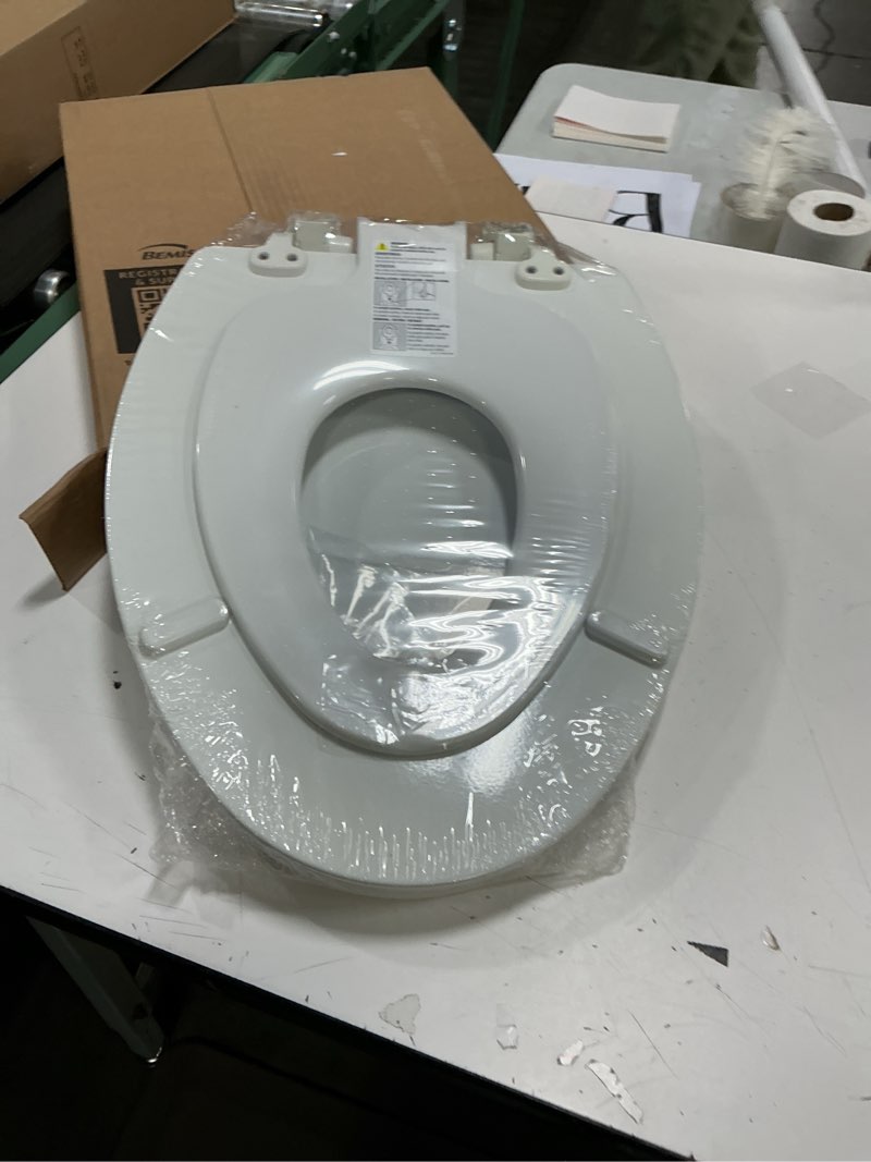 Condition photo showing New/Like New for Mayfair NextStep2 Toilet Seat with Built-In Potty Training Seat, Slow-Close, Removable that will Never Loosen, Elongated, White Elongated (1-Pack) 1-Pack