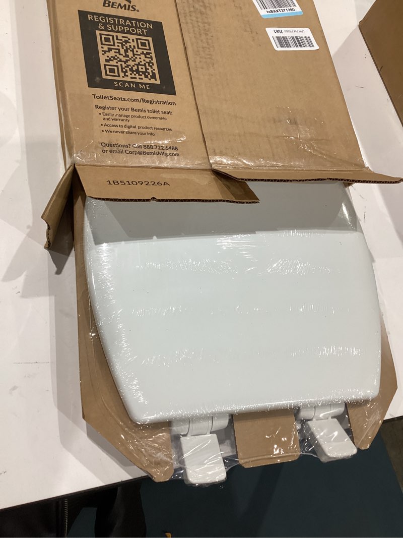 Condition photo showing Good Condition for mayfair nextstep2 toilet seat with toddler potty training seat built-in, slow close, easy clean, magnetic removable kids seat, made in usa, elongated, white