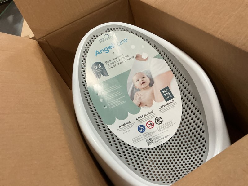 Condition photo showing Good Condition for angelcare baby bath support (gray) | ideal for babies less than 6 months old bath support grey