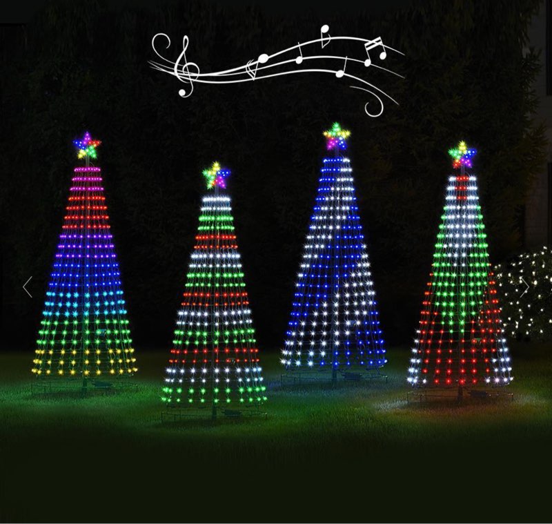 The 7 1/2' Synchronized Musical Pixel Tree