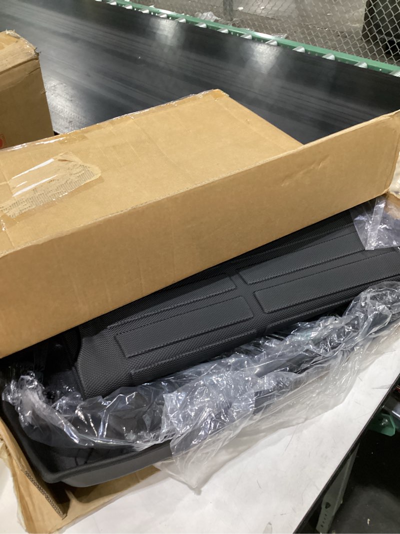 Condition photo showing Good Condition for hafidi® floor mats & cargo liner set fit for 2020-2025 2026 buick encore gx fwd (not for awd,only fit cargo in upper deck position) all weather tpe car full set floor liners custom accessories - black 2) for encore gx fwd 20-26 floor mats