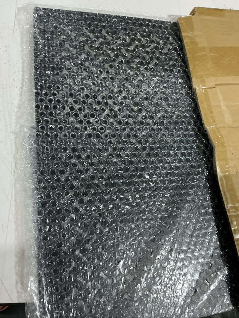 Condition photo showing As Is for kohree rv screen door protector: bone pattern design rv entry screen defender door grille for dogs - 20'' height & adjustable camper screen door protector width from 18.2" to 31.8"