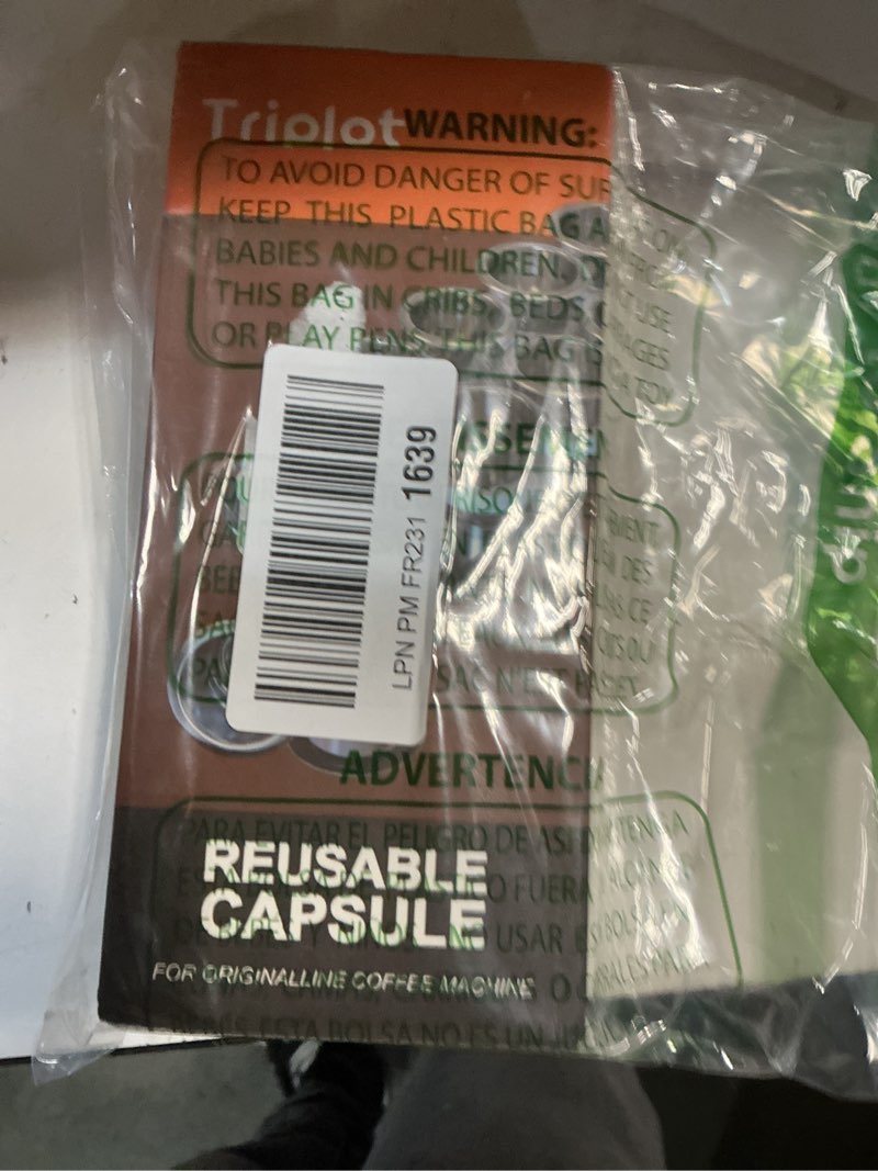 Condition photo showing New/Like New for Triplot10pcs Reusable N*espresso OriginalLine Compatible Coffee Capsules with Storage Tray, 10Pods with 300pcs Foil Lids, Pre-fill Design 10Pods+300Lids+Tray