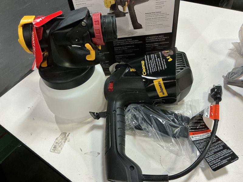 Condition photo showing As Is for wagner flexio 2500 electric handheld hvlp paint sprayer