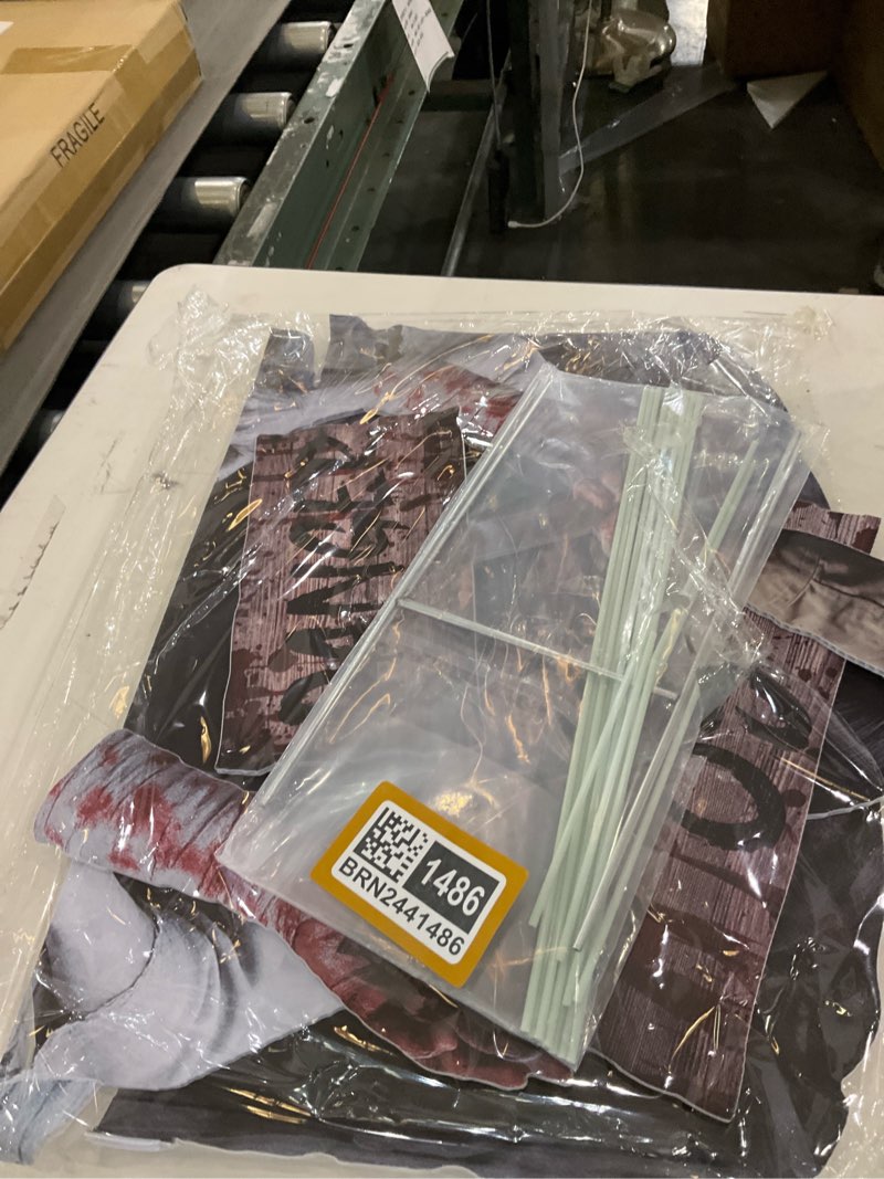 Halloween yard poster