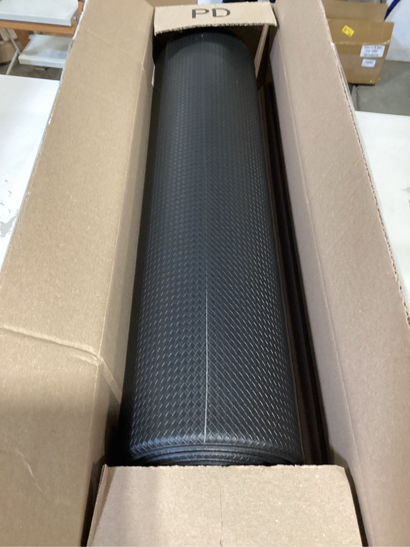 Condition photo showing New/Like New for color&geometry anti fatigue cushion kitchen mat for floor -24"x59",wide,easy clean, water & oil proof, anti slip, foam rubber runner rug for front sink comfort standing,black 59"l x 24"w x 0.4"th black