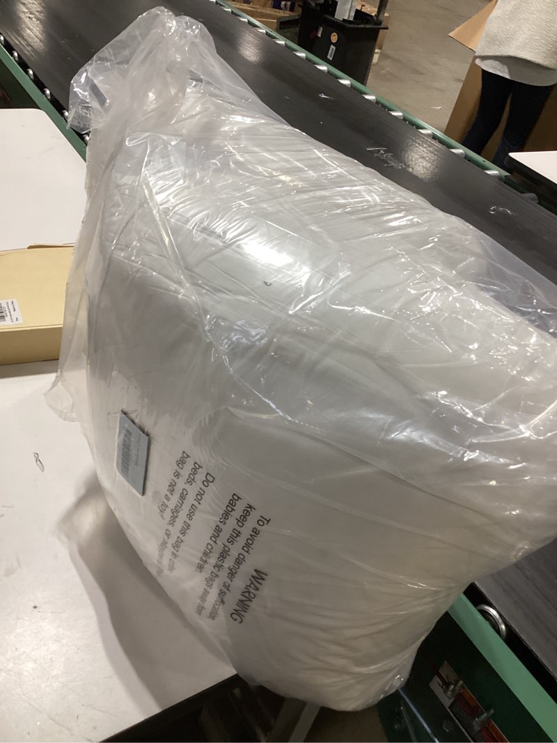 Condition photo showing Good Condition for SAVORI Set of 2 Down and Feather Throw Pillow Inserts 30x30 Soft Fluffy Pillow Inserts with 100% Down-Proof Cotton Cover, Decorative Square Cushion Inner for Sofa Couch Bed-White 30x30 Inch