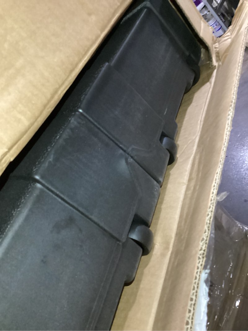 Condition photo showing Good Condition for cantilever patio umbrella base with wheels, 500lbs heavy duty umbrella base, easy movement, water ? sand filled offset umbrella base for garden backyard poolside 500lbs with wheels