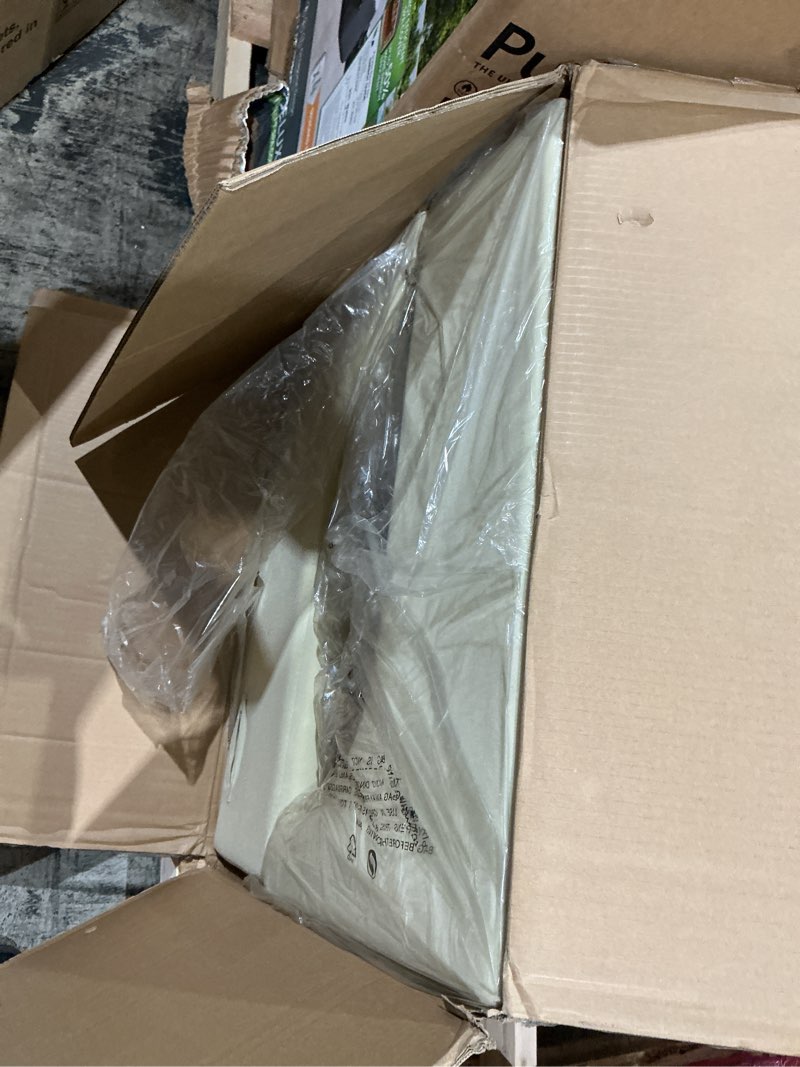 Condition photo showing Good Condition for kislot upholstered dining chairs set of 2, washable cover modren deskchair with 4 casters & hidden storage for dining room, living room, home office, cream, 2 box cream set of 2 (2 box)