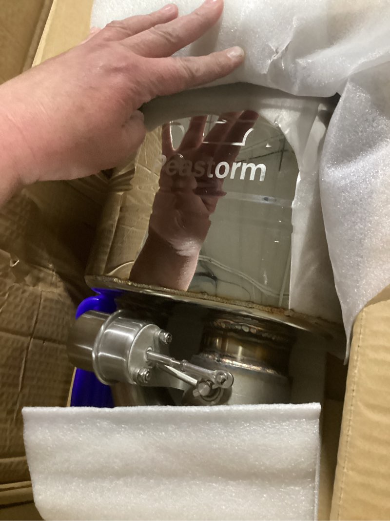 Condition photo showing As Is for 2.5 inch electric valvetronic exhaust cutout with muffler cat back exhaust system valve kit 2.5"