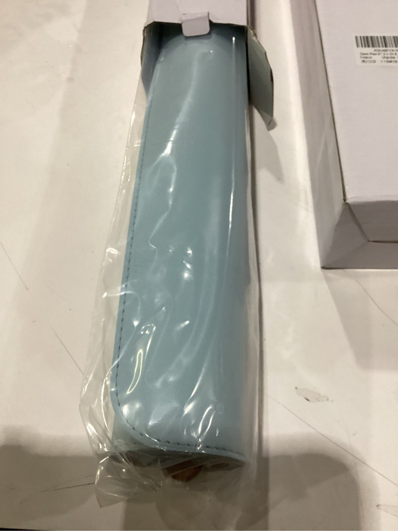 Condition photo showing New/Like New for Large Leather Desk Pad Protector, 47.2'' x 23.6'', Office/Home/Decor - Light Blue Light Blue 47.2'' x 23.6''