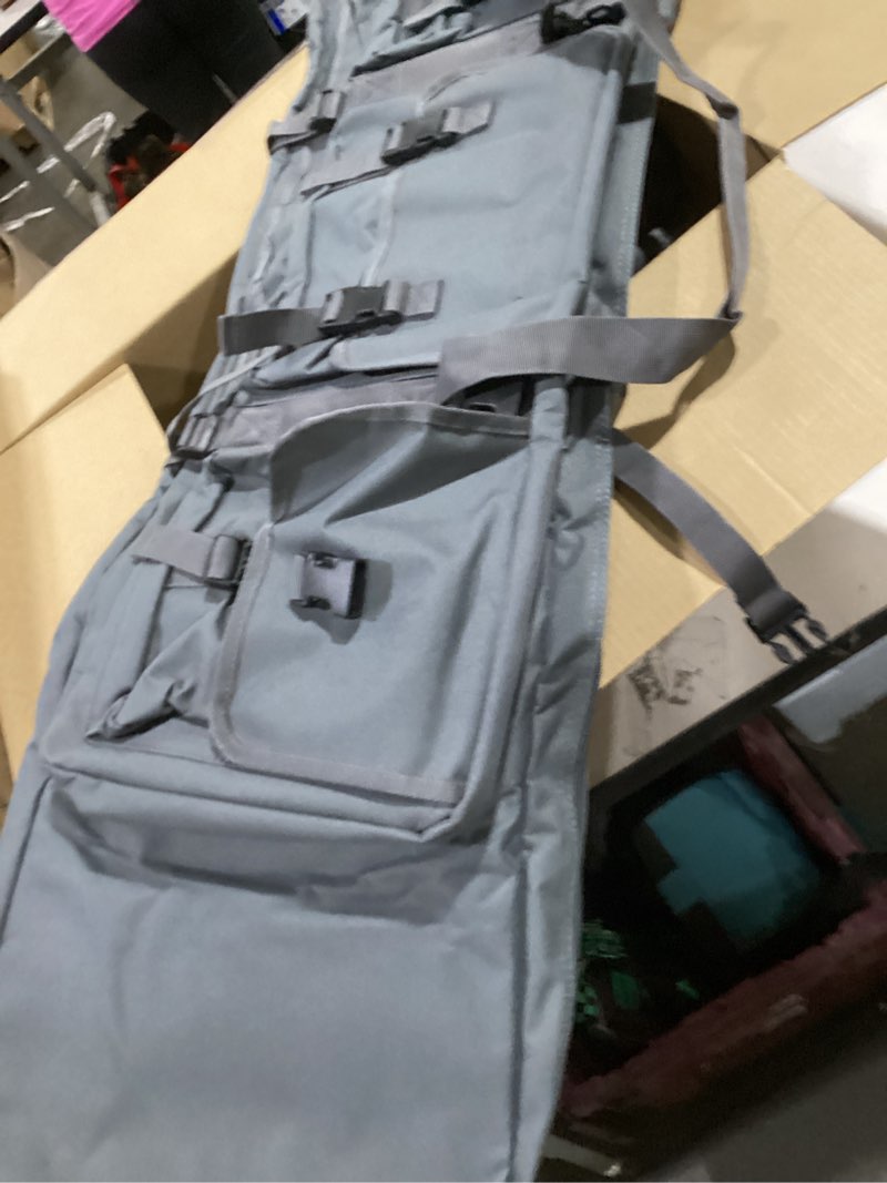 Condition photo showing Good Condition for Savior Equipment American Classic Tactical Double Long Gun Bag Pistol Transportation Case w/Backpack Strap, Lockable Compartment, Available Length in 32" 36" 42" 46" 51" 55" Olive Drab Green 42" x 12" Double Rifle Case Rifle Case