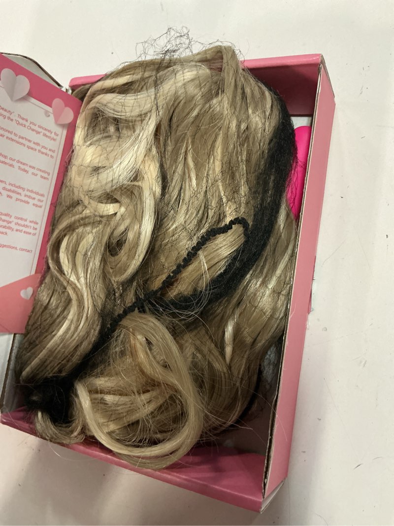 Condition photo showing Good Condition for 300g curly braiding hair beige blonde mix lvory blonde highlights ocean wave crochet hair long synthetic loose deep wavy twist hair for boho braids 20 inch beige blonde mix lvory blonde highlights