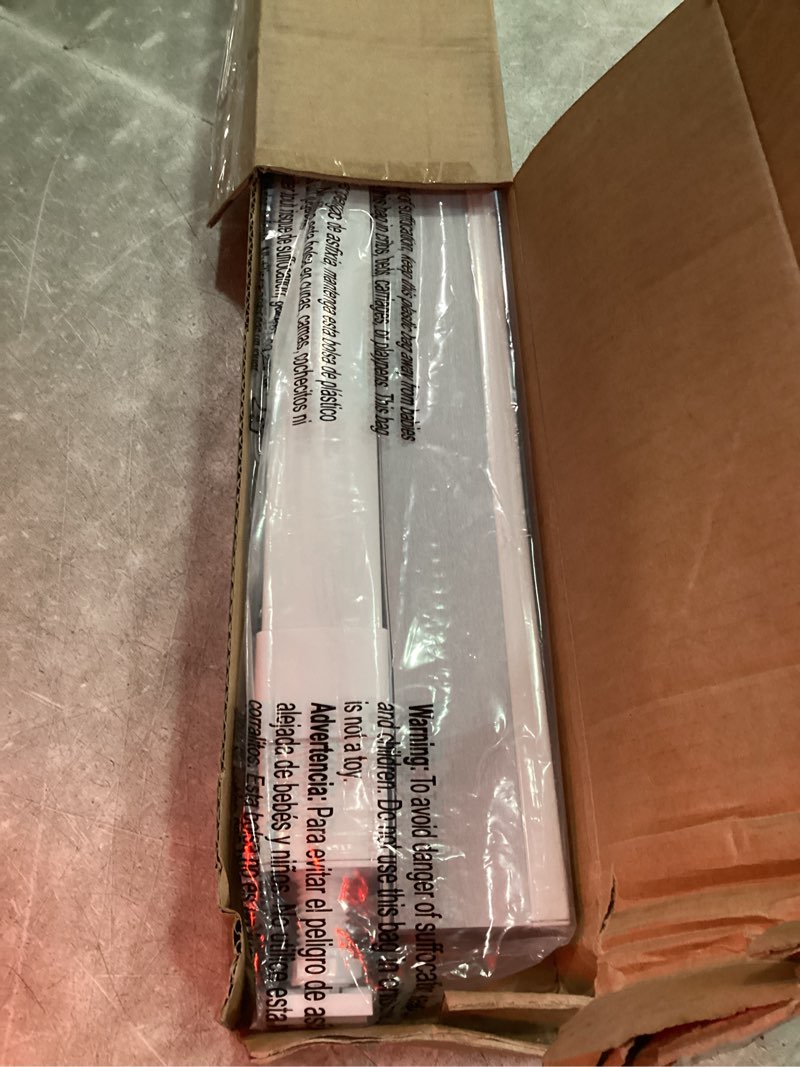 Condition photo showing Good Condition for lazblinds no tools no drill cordless cellular shades, blackout light blocking honeycomb shades for home, thermal insulation blinds for windows, 46" w x 64" h, white blackout-white 46" w x 64" h