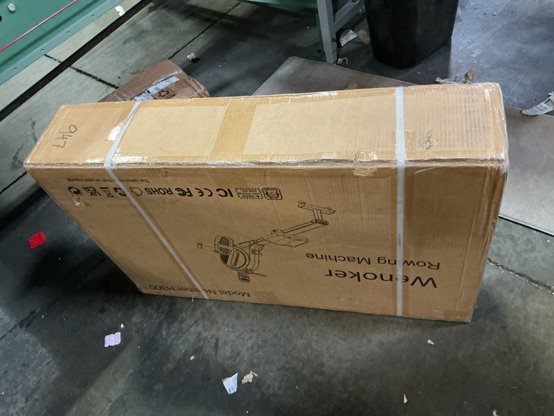 Condition photo showing New/Like New for rowing machine for home, magnetic rower machine, 350 lb weight capacity, 16-level silent resistance row machine for gym exercise full-body workout compact rower with lcd monitor tablet holder