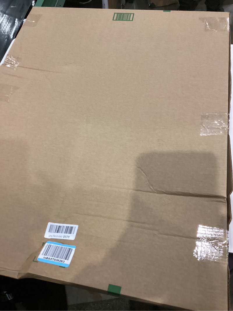 Condition photo showing New/Like New for 22x22 Picture Frame Black with 18x18 Mat, Display Photo 18x18 with Mat or 22 x 22 Without Mat, Wall Hanging Large 22x22 Poster Frame with Shatter Resistant Plexiglass, Black Black 22x22 inch