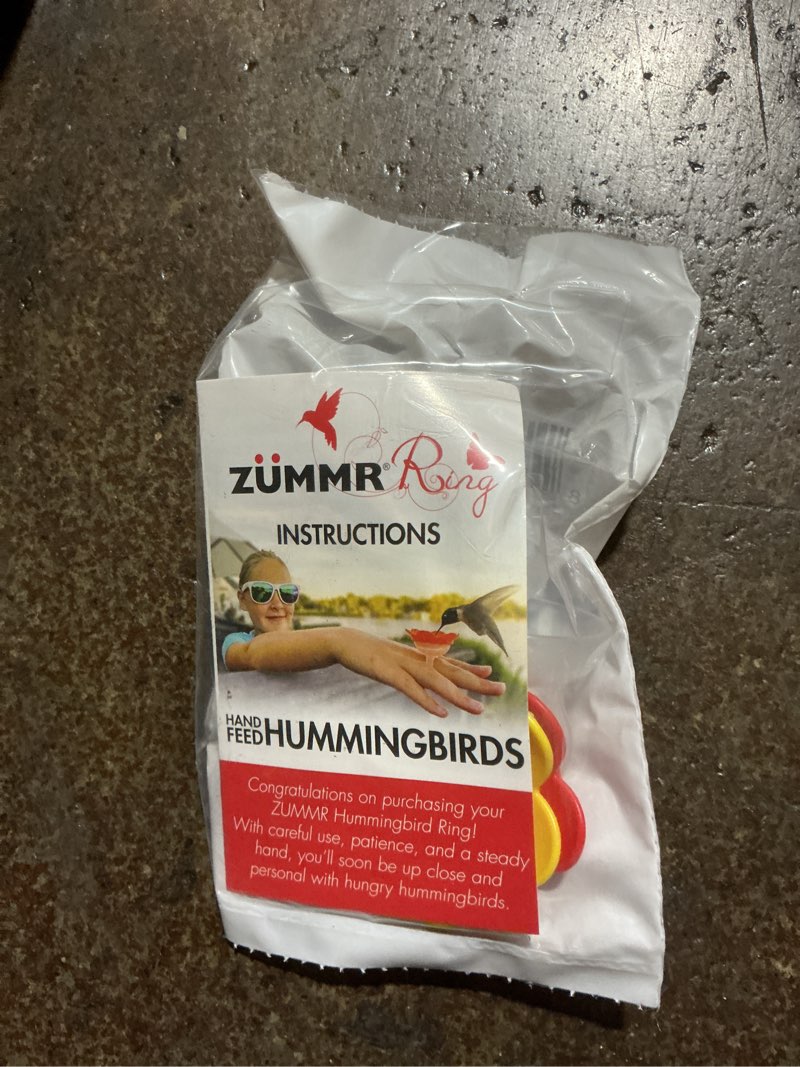 Condition photo showing New/Like New for (Bidding on 25) 2-Pack - ZUMMR Hummingbird Ring Feeder - Hand Feed Hummingbirds Right in Your Backyard. Get up Close and Personal with Nature. Proudly Made in The U.S.A. - The Original