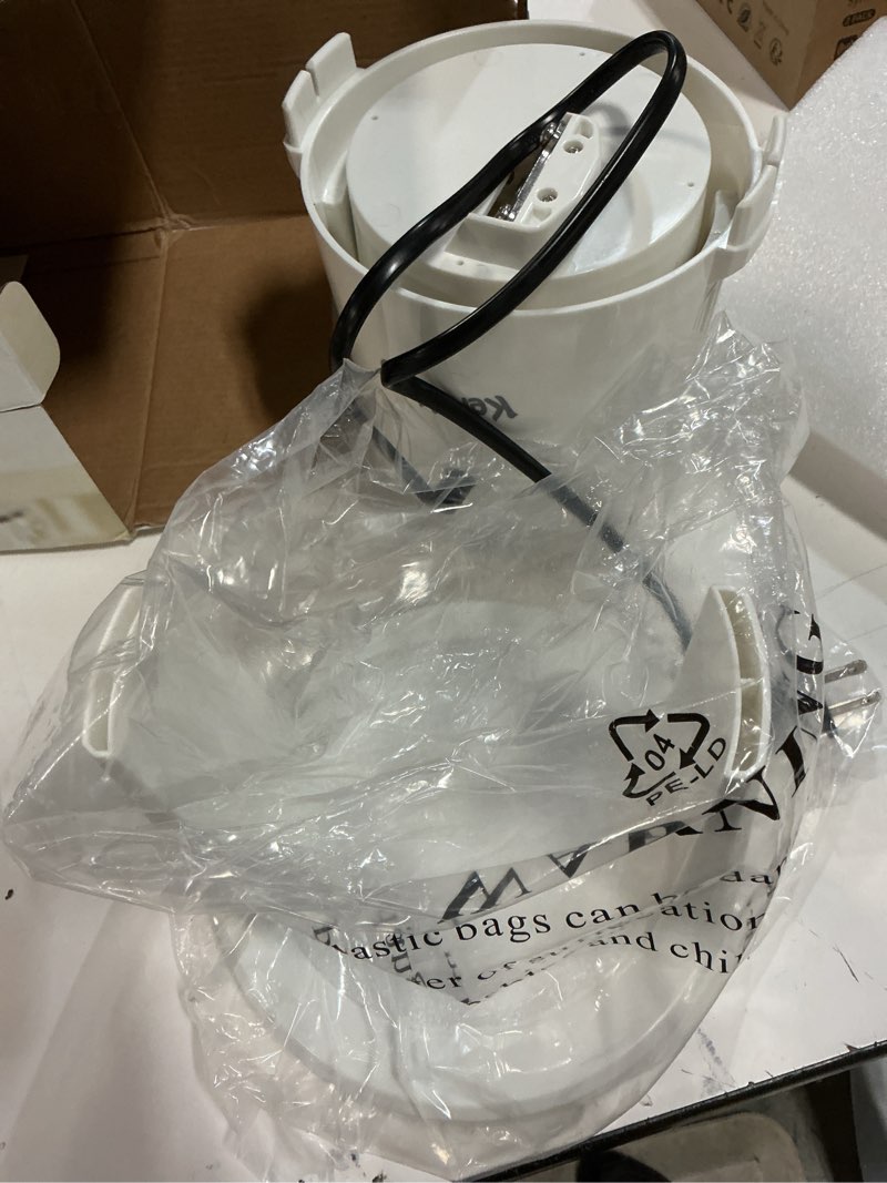 Condition photo showing Good Condition for professional shaved ice machine: rx03 electric snow cone maker & icee machine for home, 60w power, 120v universal voltage, create fluffy ice snow cones, slushies and frozen treats-white