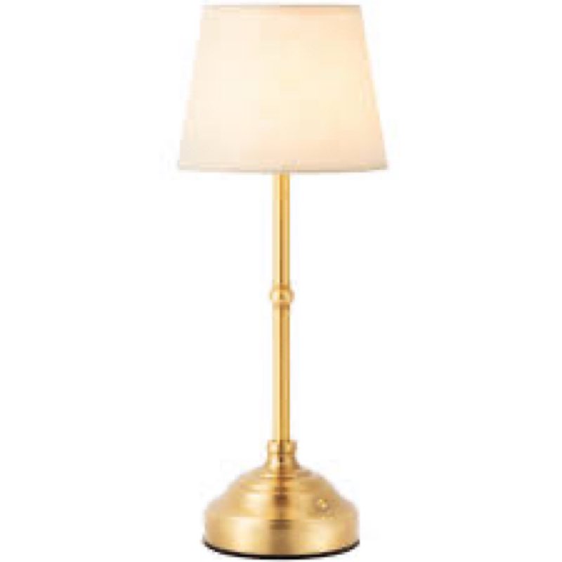 keysays Cordless Table Lamp, Rechargeable Desk Lamp with Fabric Shade, 5400mAH Battery Operated 3 Co