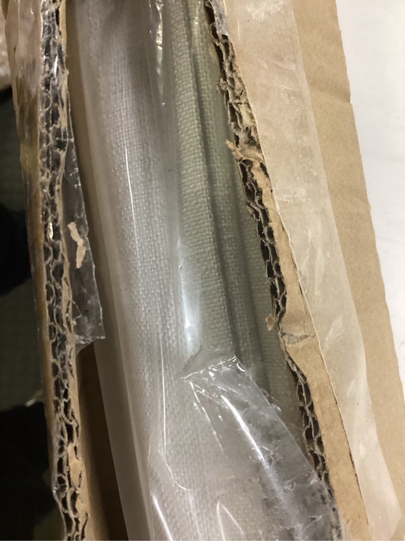 Condition photo showing Good Condition for lazblinds no tools no drill cordless roman shades for windows, blackout thermal insulated uv blocking window blinds, lightweight fabric blinds for indoor windows, 30" w x 60" h, blackout - white white 30" w × 60" h