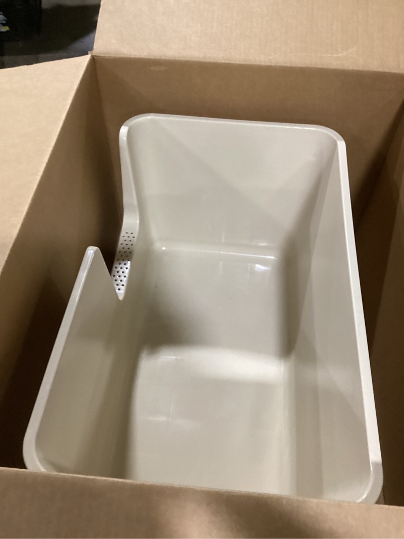 Condition photo showing Good Condition for Extra Large High Sided Cat Litter Box - 24.8" L x 11.4" W x 13.0" H, XL Jumbo Kitty Litter Box for Big Indoor Cats, Tool-Free Assembly (Beige)