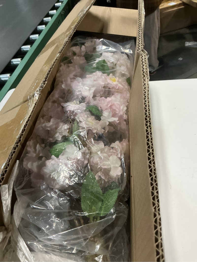 Condition photo showing Good Condition for 6Ft Tall Cherry Blossom Artificial Tree, Fake Tree Faux Silk Plant with Plastic Nursery Pot,Artificial Plants for Home Office Indoor Decor(Pink)