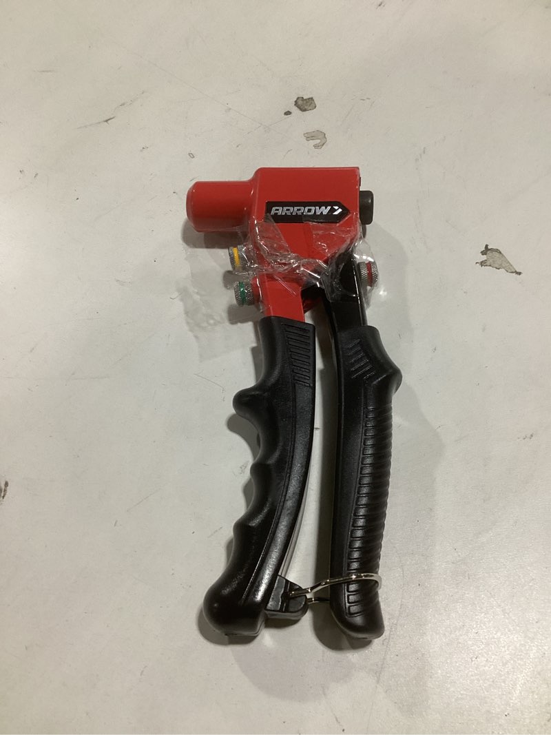 Condition photo showing Good Condition for Arrow RT188M One-Handed Pop Rivet Gun, Manual Riveter for Metal, Fabric, Leather, and Auto Repair, Uses 3/32 Inch, 1/8 Inch, 5/32 Inch, 3/16 Inch Blind Rivets