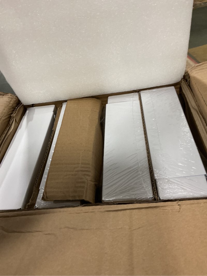 Condition photo showing Good Condition for 4 Pack Pull Out Cabinet Organizers 21" Deep With Raising Pad for Framed Cabinets, Expandable Width (9"-14") Slide Out Drawers Upgrade 3 Slide Rails, Roll Out Shelves Adhesive, White White 9"-14"Wide x 21"Deep(4 Pack)