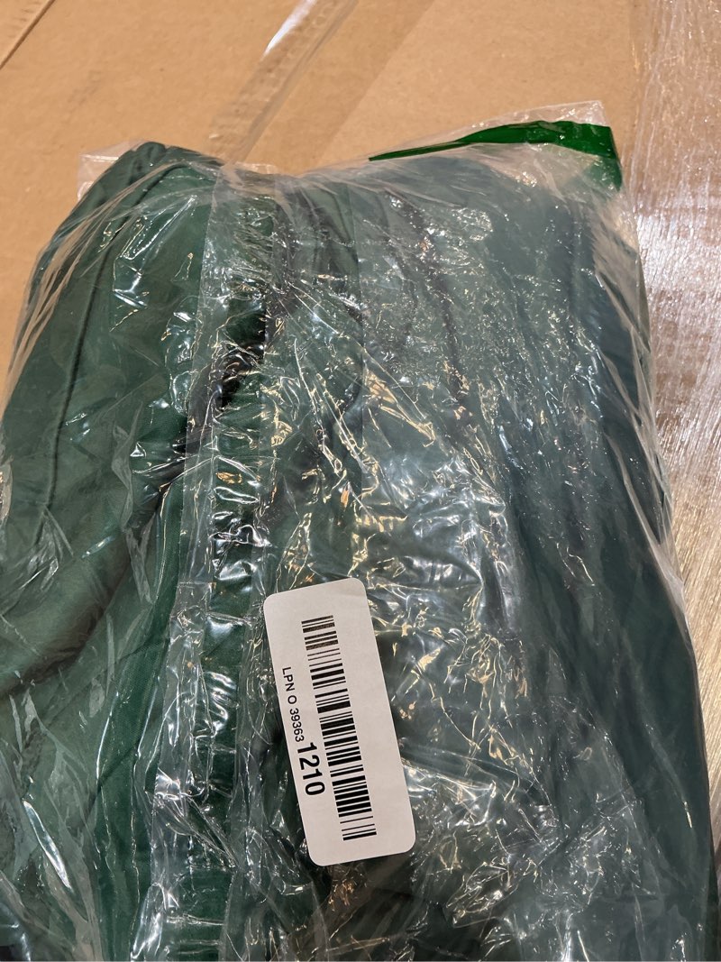 Condition photo showing New/Like New for 2 panels 5ft x 10ft hunter green polyester backdrop curtains for wedding engagement birthday party photobooth wall decorations wrinkle free curtain drapes hunter green curtain - polyester 2 panels 5ft x 10ft