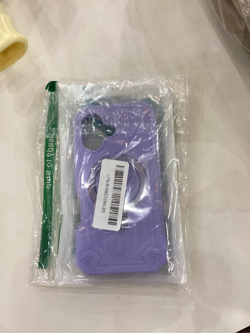 fntcase for iphone 17 phone case: magnetic stand case with built-in screen protector ring kickstand 