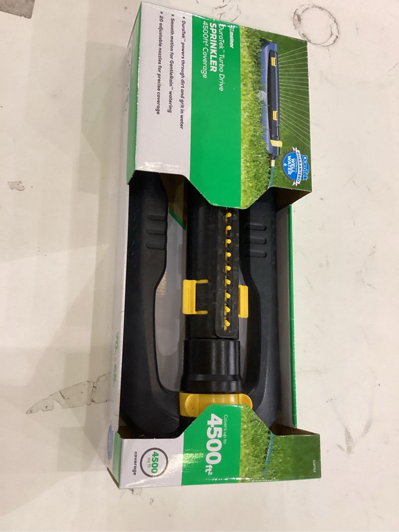 melnor duratek 4500-sq ft oscillating sled lawn sprinkler