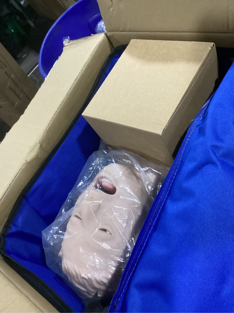 Condition photo showing Good Condition for 110V Intubation Manikin Teaching Model,Oral Nasal Intubation Airway Management Trainer PVC Demo