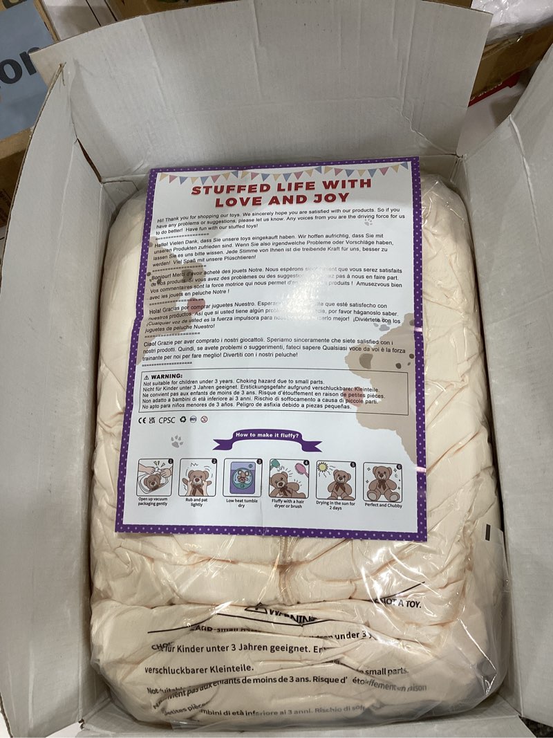 Condition photo showing Good Condition for Sausudols Giant Teddy Bear 47", Huge Stuffed Animals Plush, 4 Feet Soft Plushies Big Bear Gift for K