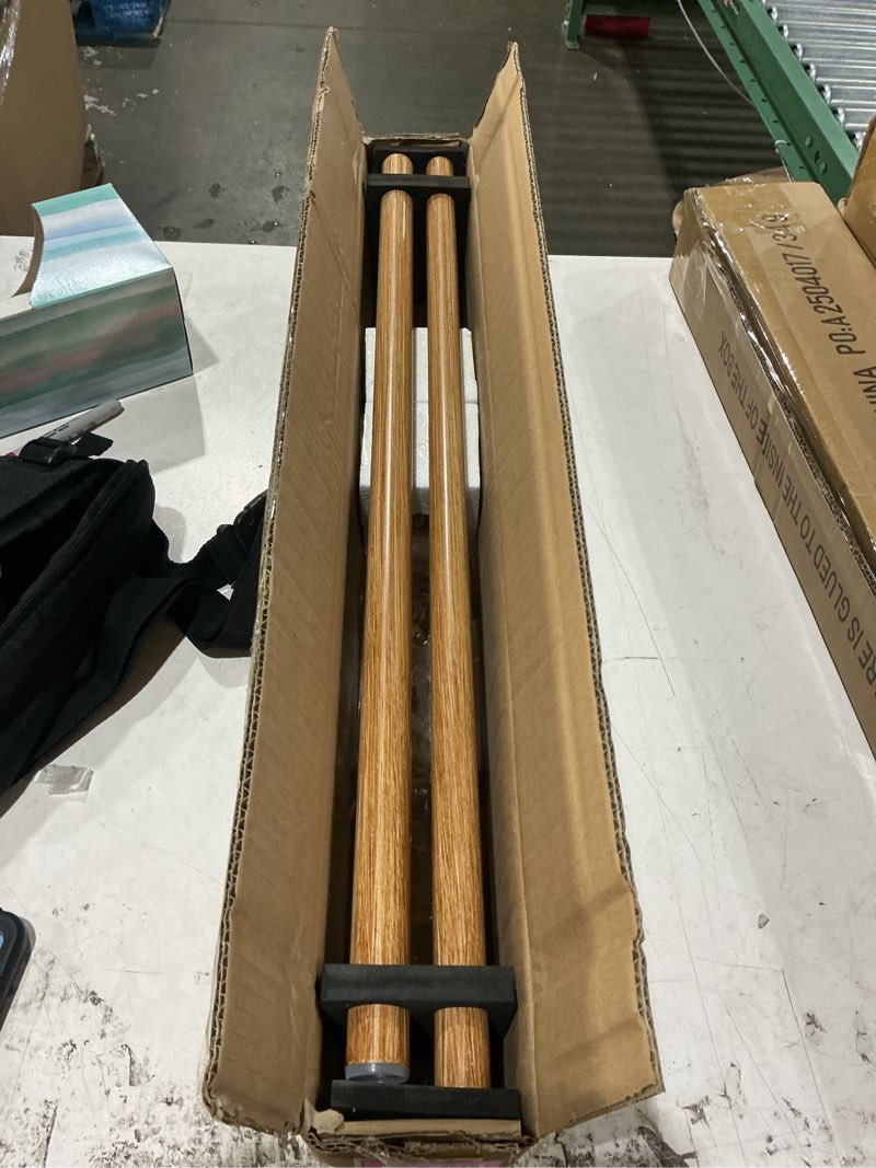 28-48 Inches Curtain Rods for Window, Vimayta 1 Inch Diameter Drapery Rod with Resin Finials, Ideal 