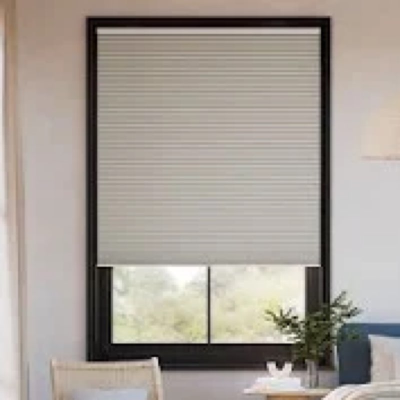 Tonature No Drill Cellular Shades for Indoor Windows, Thermal Insulating & Noise Reducing Honeycomb 